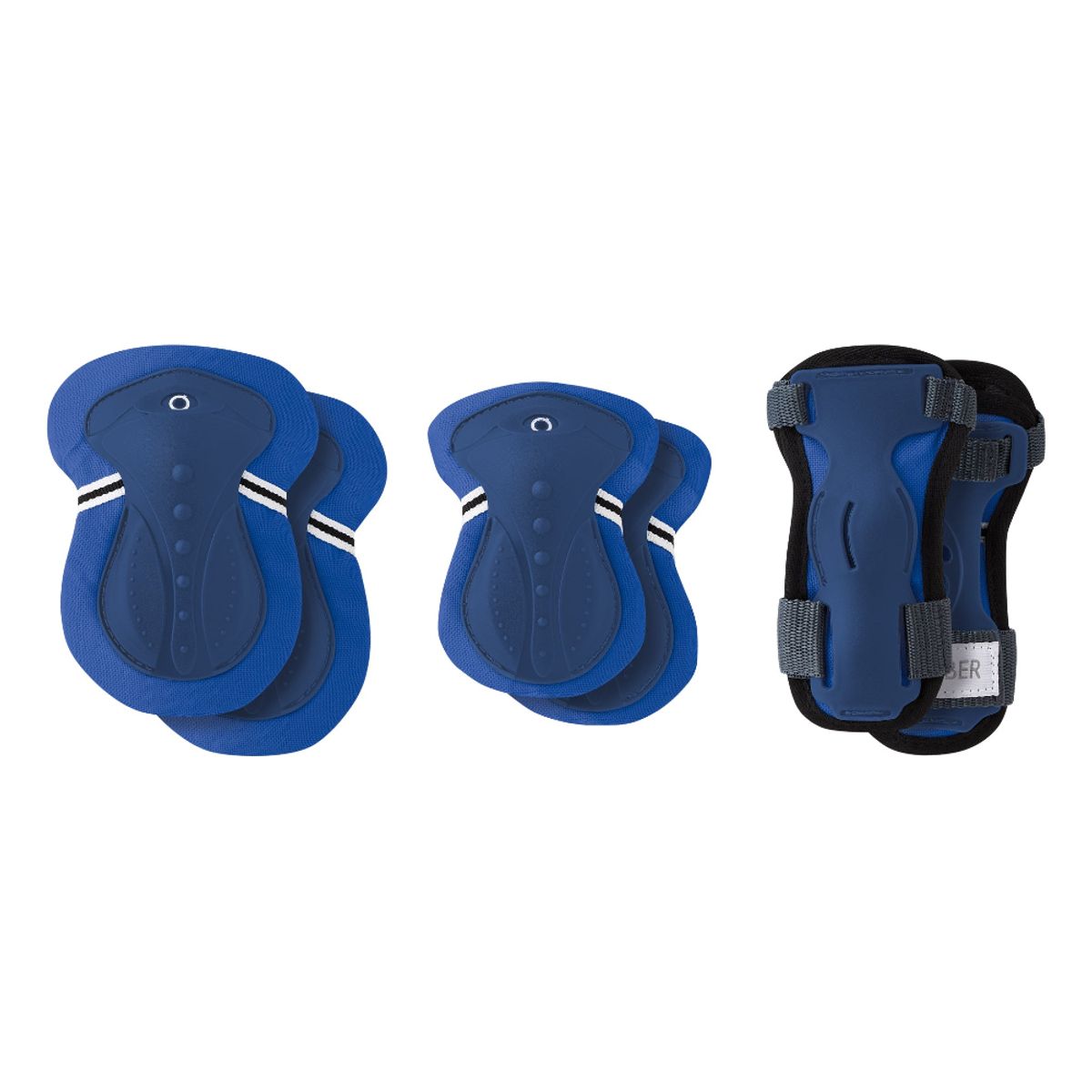GLOBBER - Set de protecciones Junior Globber Navy Blue