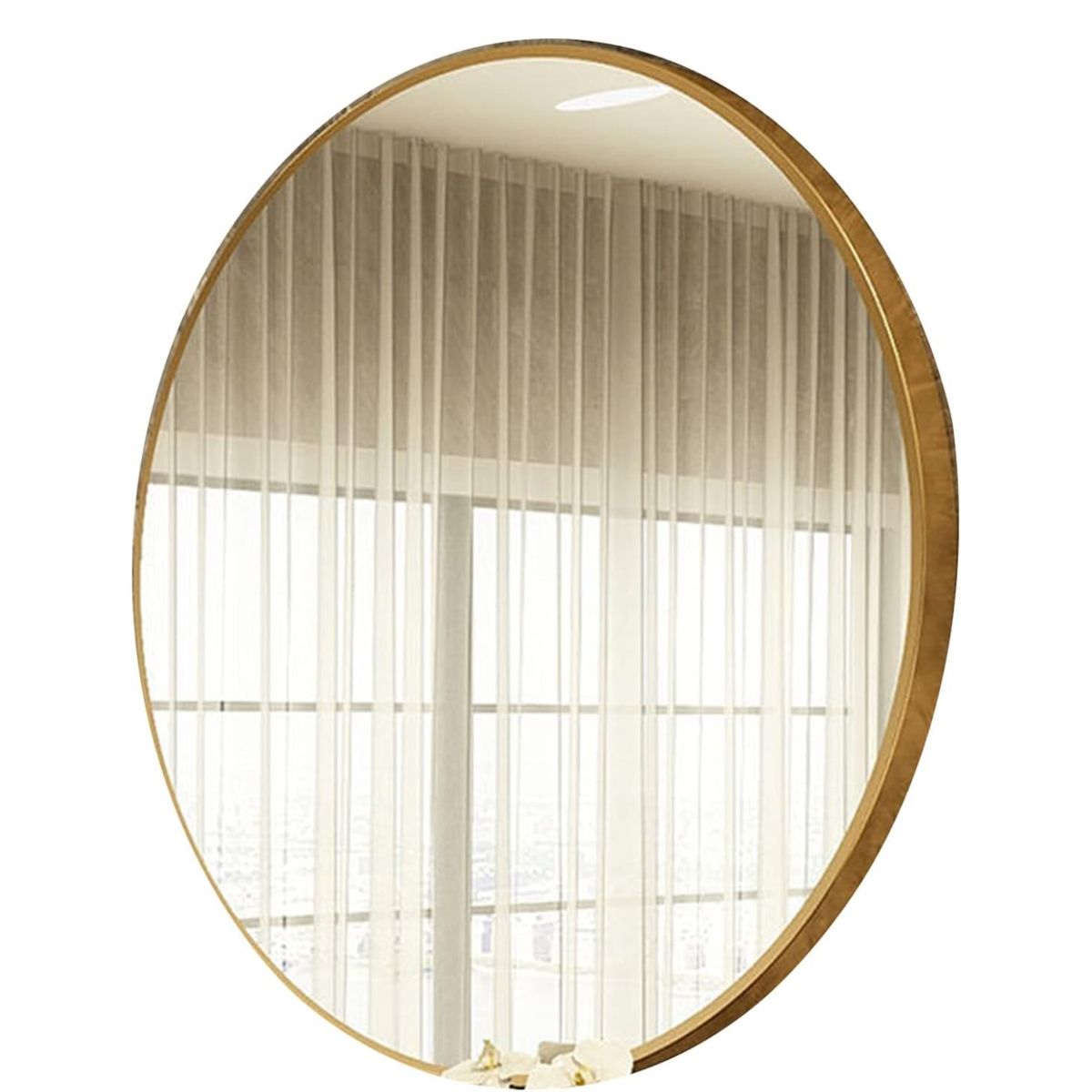 CRUSEC - Espejo Circular De Pared Elegante Redondo 80cm De Diametro…