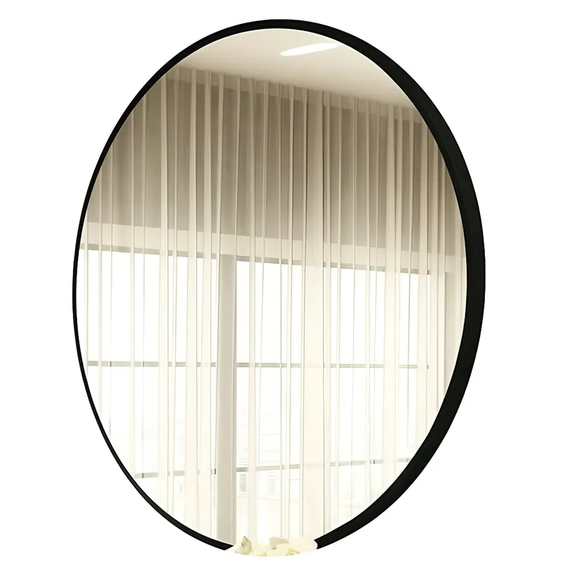 CRUSEC - Espejo Circular De Pared Elegante Redondo 80cm De Diametro