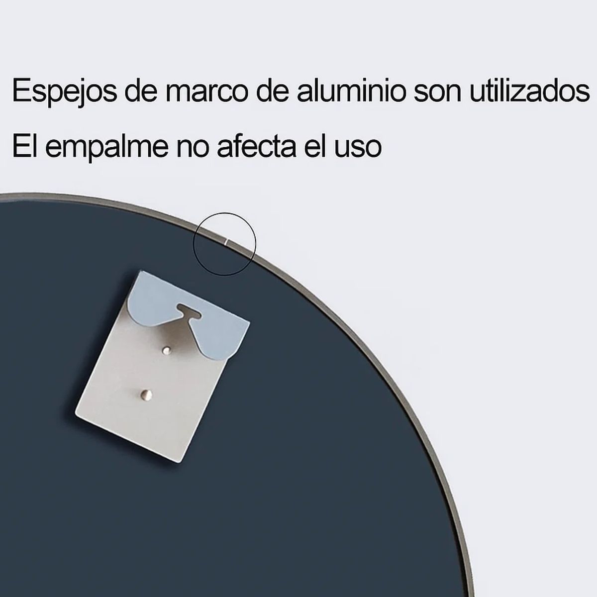 CRUSEC - Espejo Circular De Pared Elegante Redondo 80cm De Diametro…