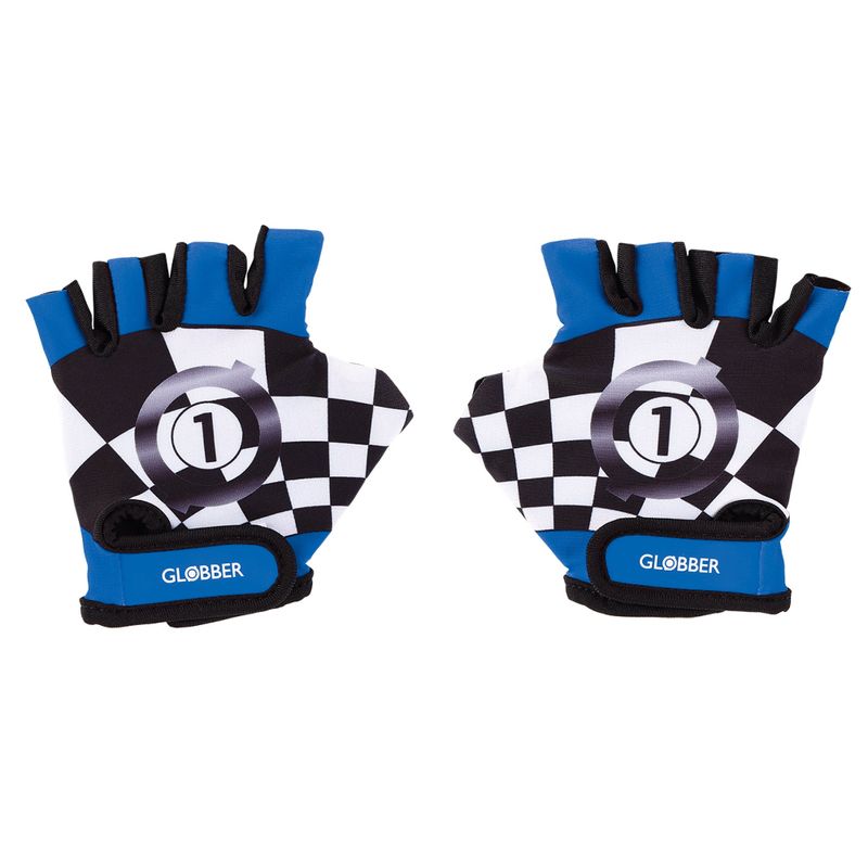 GLOBBER - Guantes infantiles Globber Navy Blue Racing