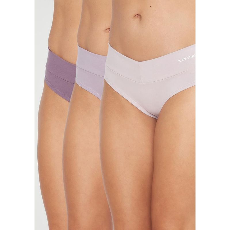 KAYSER - Pack 3X Pantaleta Algodón P31480-BUR1 Kayser - Burdeos