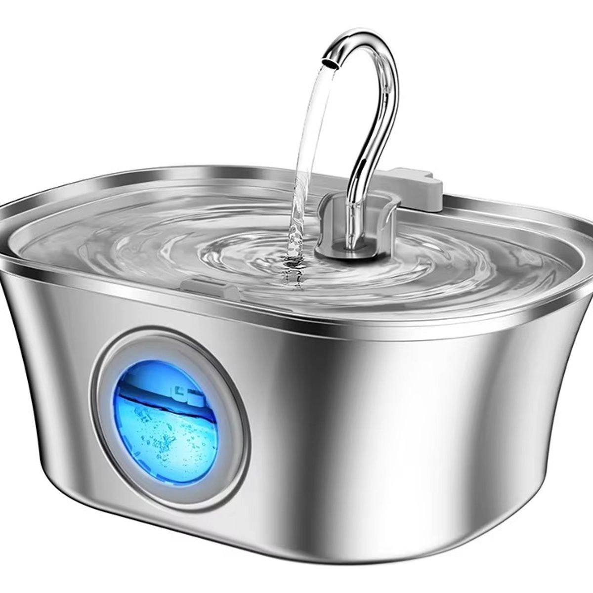 GENERICO - Bebedero Para Gatos Perros Automático Acero Inoxidable 32l