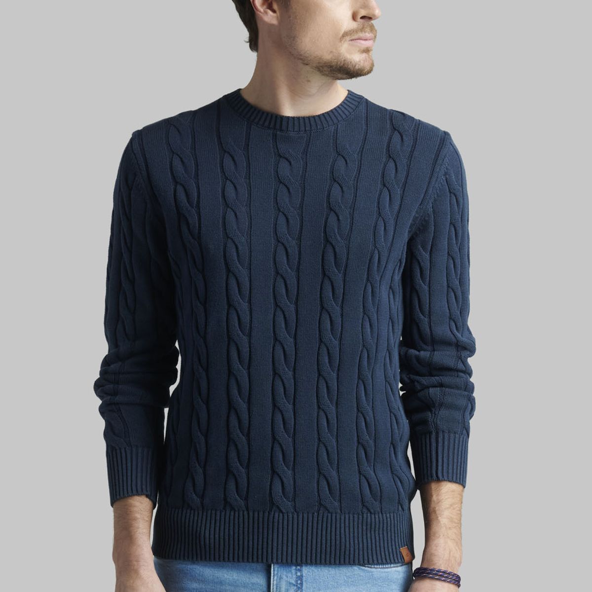 FEROUCH - Sweater Cambridge Sport Azul Ferouch