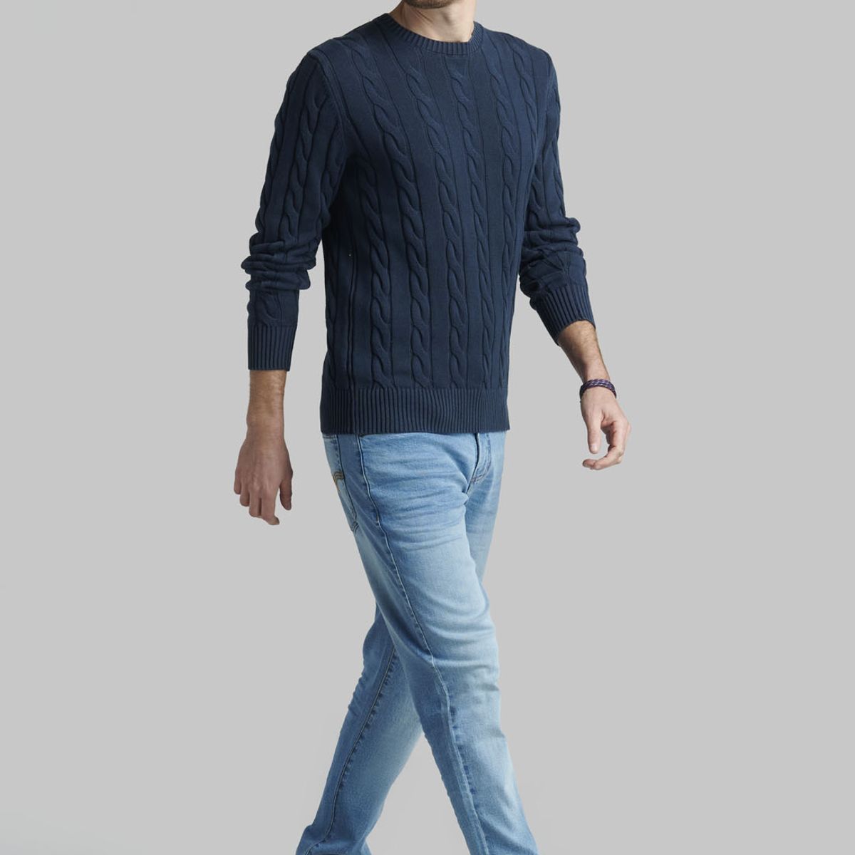 FEROUCH - Sweater Cambridge Sport Azul Ferouch