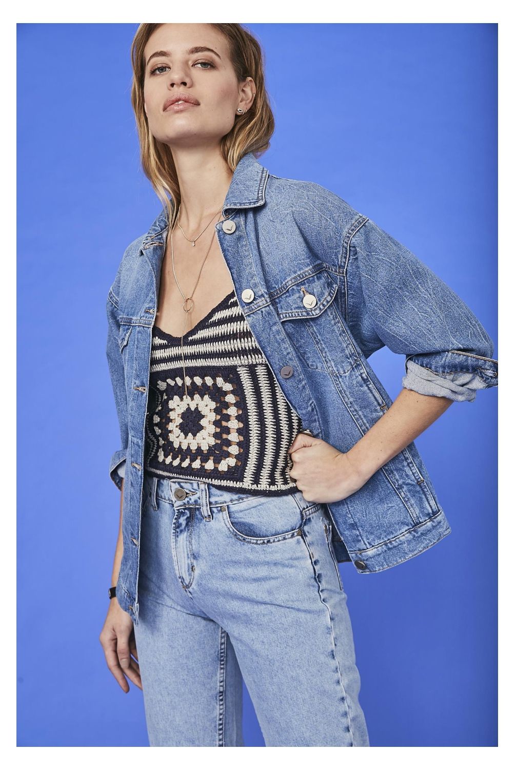 RAPSODIA - Chaqueta Jeans Mujer