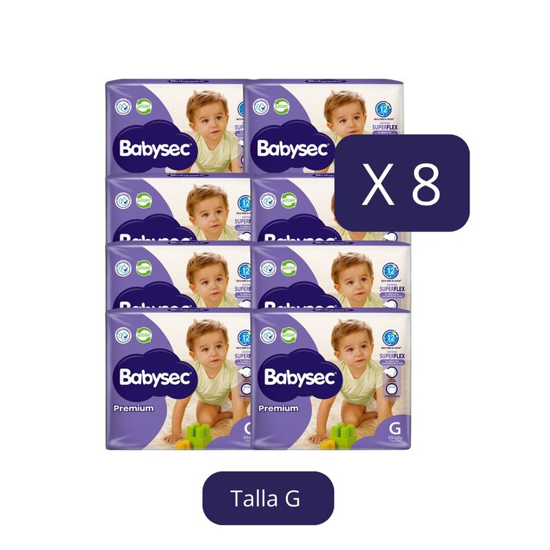 BABYSEC - Babysec Premium G 144 pañales
