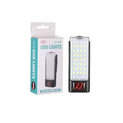 GENERICO - Linterna Usb Luz Blanca Roja Multiusos Camping