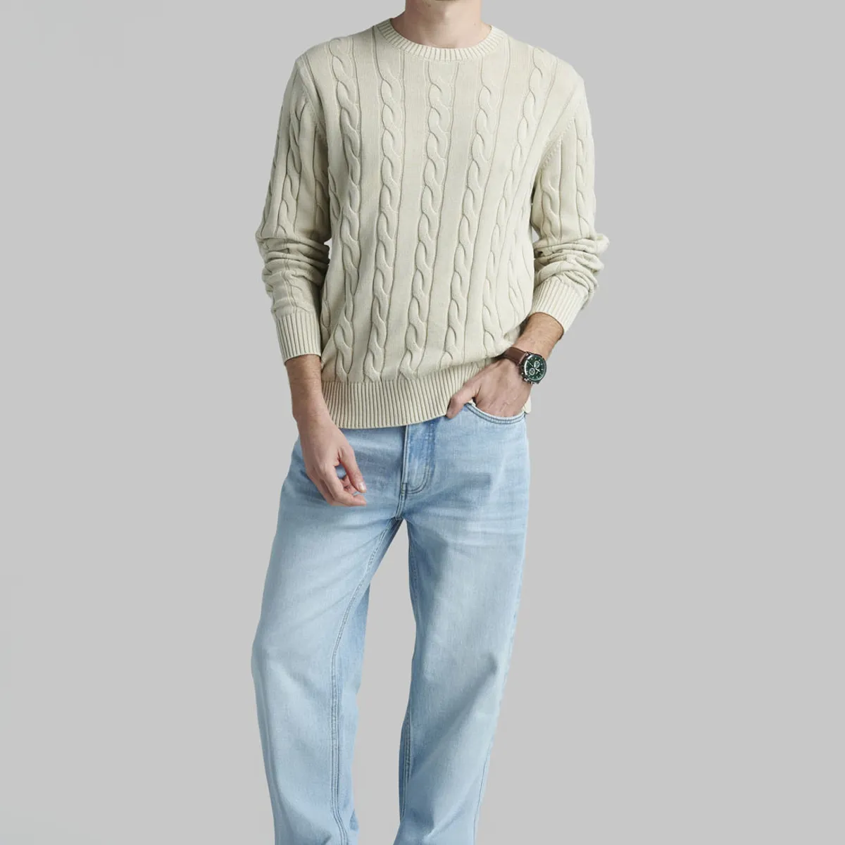 FEROUCH - Sweater Cambridge Sport Beige Ferouch