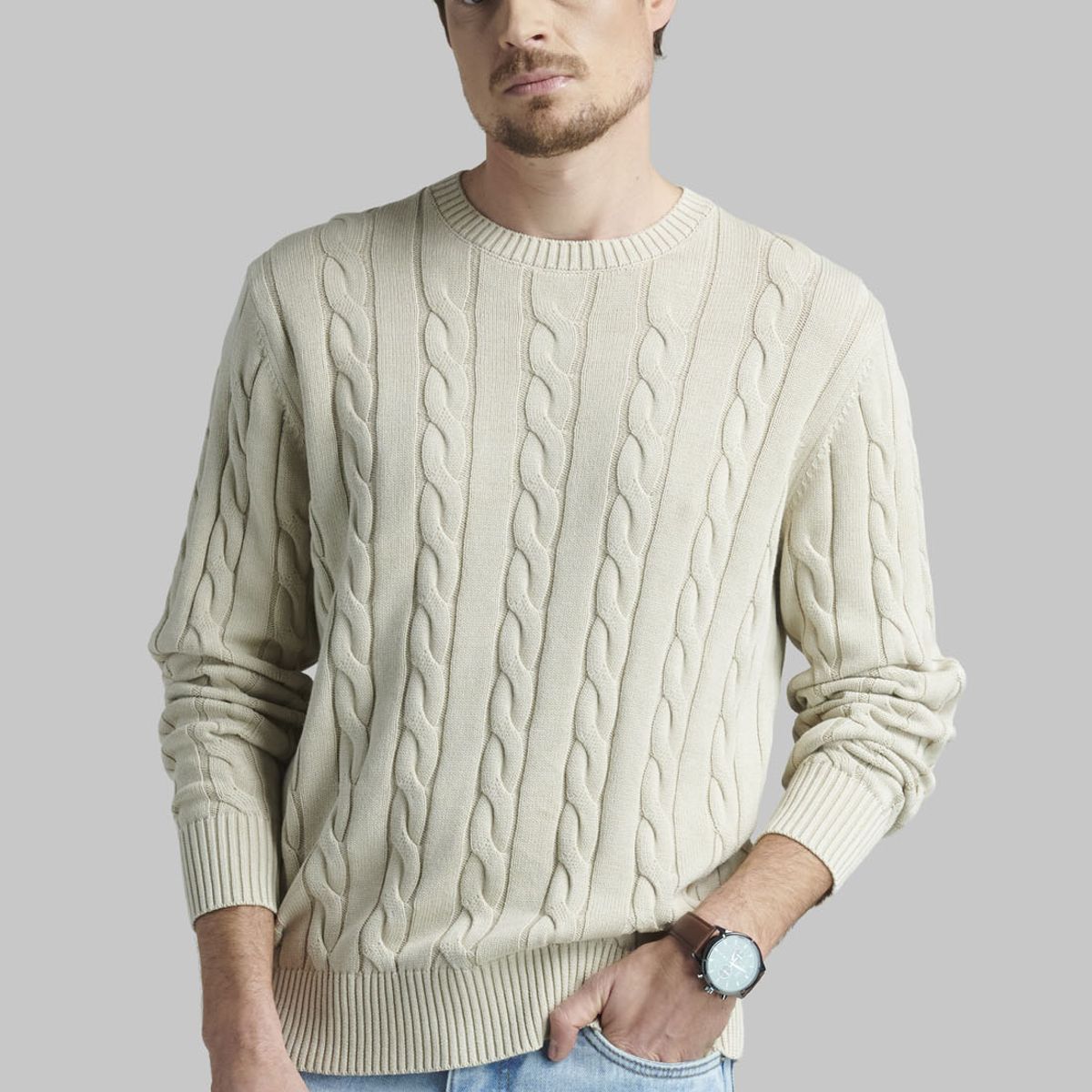 FEROUCH - Sweater Cambridge Sport Beige Ferouch