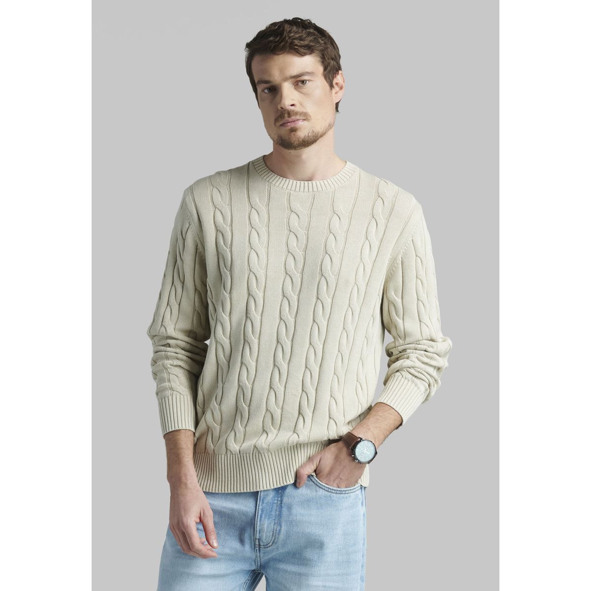 FEROUCH - Sweater Cambridge Sport Beige Ferouch