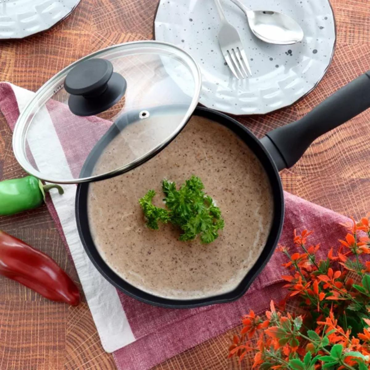 OSTER - Oster Olla Cacerola Aluminio con tapa Kingsway 18,5cm / 2,5L