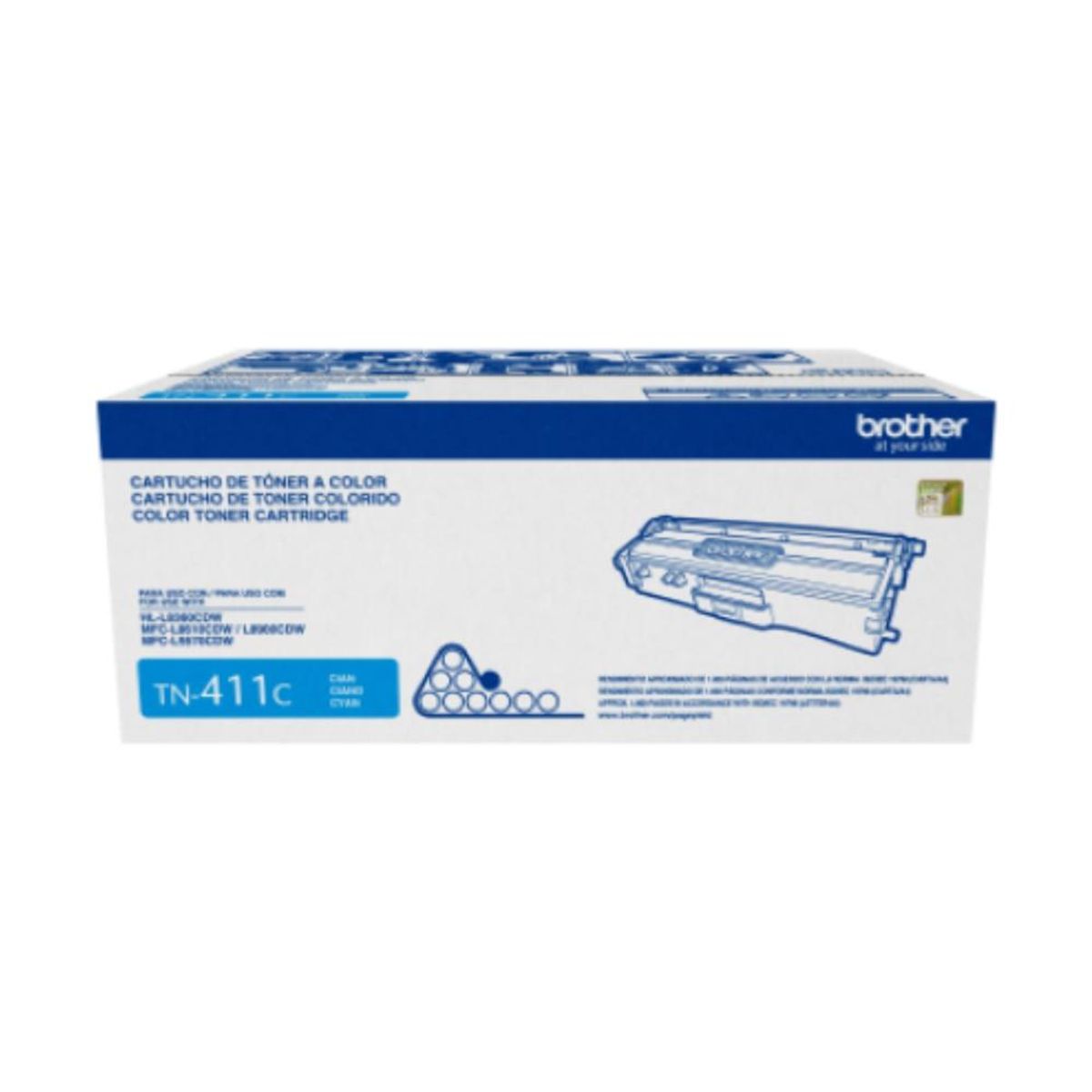 BROTHER - Brother Toner TN-411 Cyan TN411