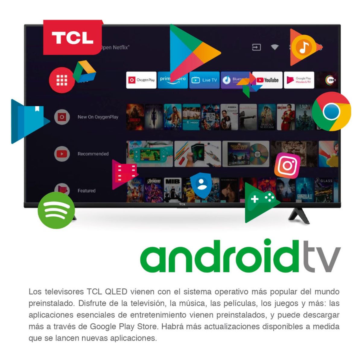TCL - LED 50 TCL 50P615 4K UHD Smart TV Android