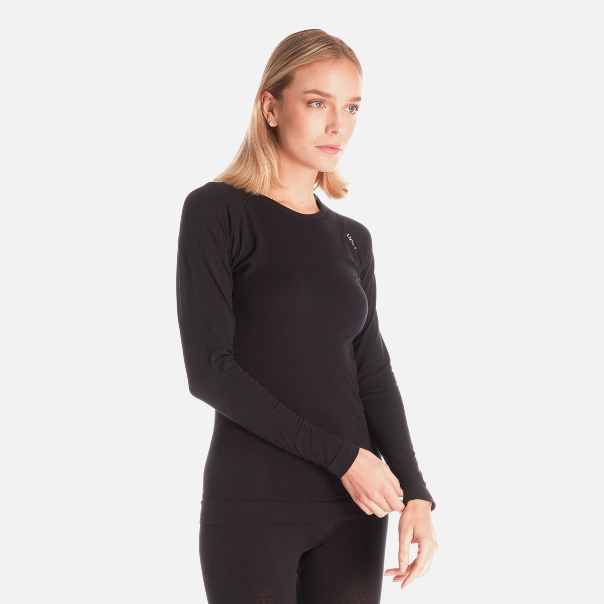 LIPPI - Primera Capa Mujer Skintec 1000 Seamless Top Negro Lippi