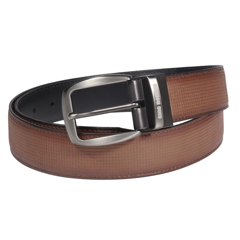 GINO RODINIS - CINTURON REVERSIBLE HOMBRE  GINO RODINIS  2524  -  CAMEL
