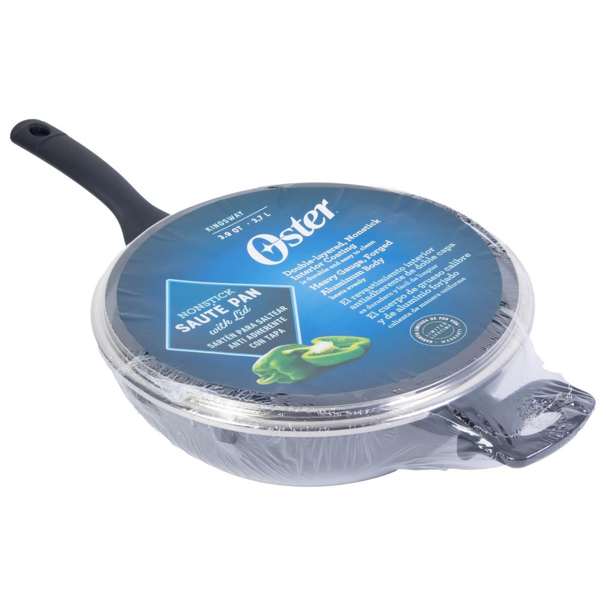 OSTER - Oster Sartén Wok Aluminio Forjado Kingsway de 29 cm 3,7 L