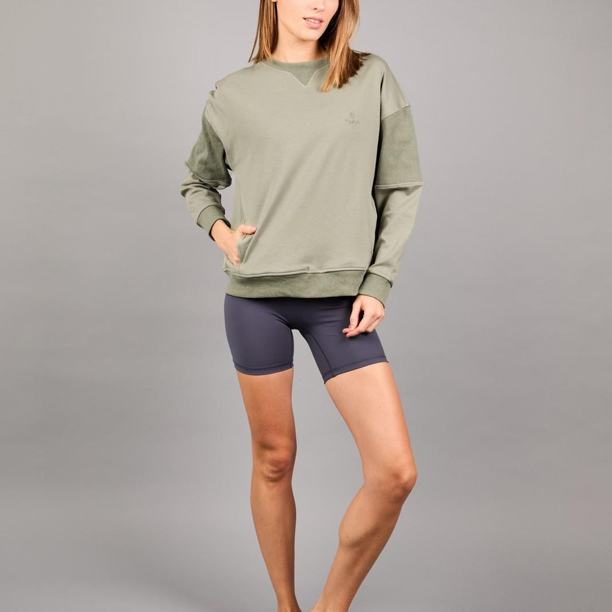 THEA - Poleron Hina Basil Green