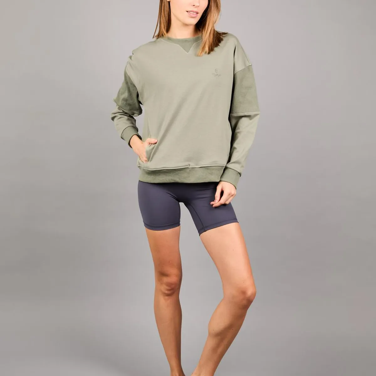 THEA - Poleron Hina Basil Green
