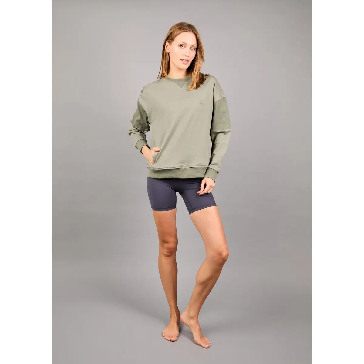 THEA - Poleron Hina Basil Green