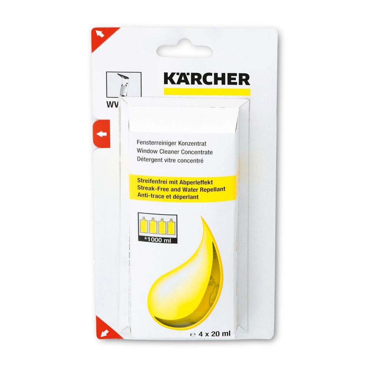 KARCHER - Detergente para Limpiador de Vidrios RM 503, 20 ML