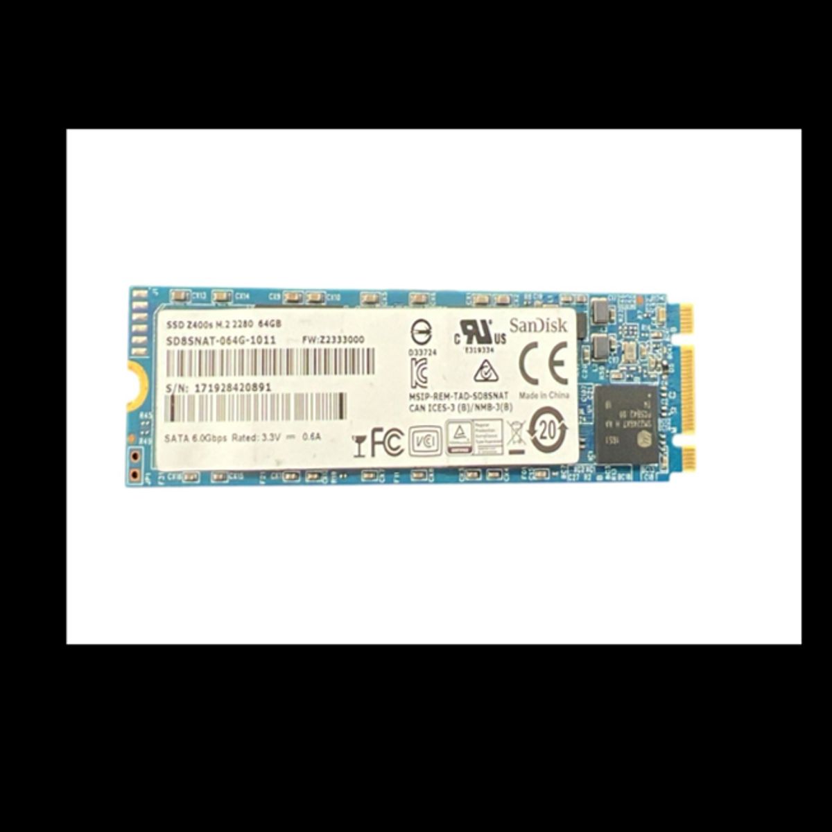 SANDISK - Disco ssd M.2 sata 64 gb  SanDisk SSD grado a