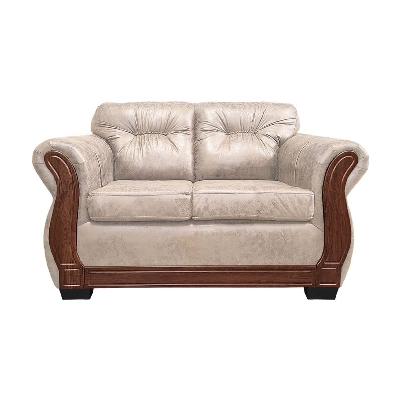 AMERICA DECORA - Sofá Con Respaldo Confortable 2 Personas Taurus Envejecido X