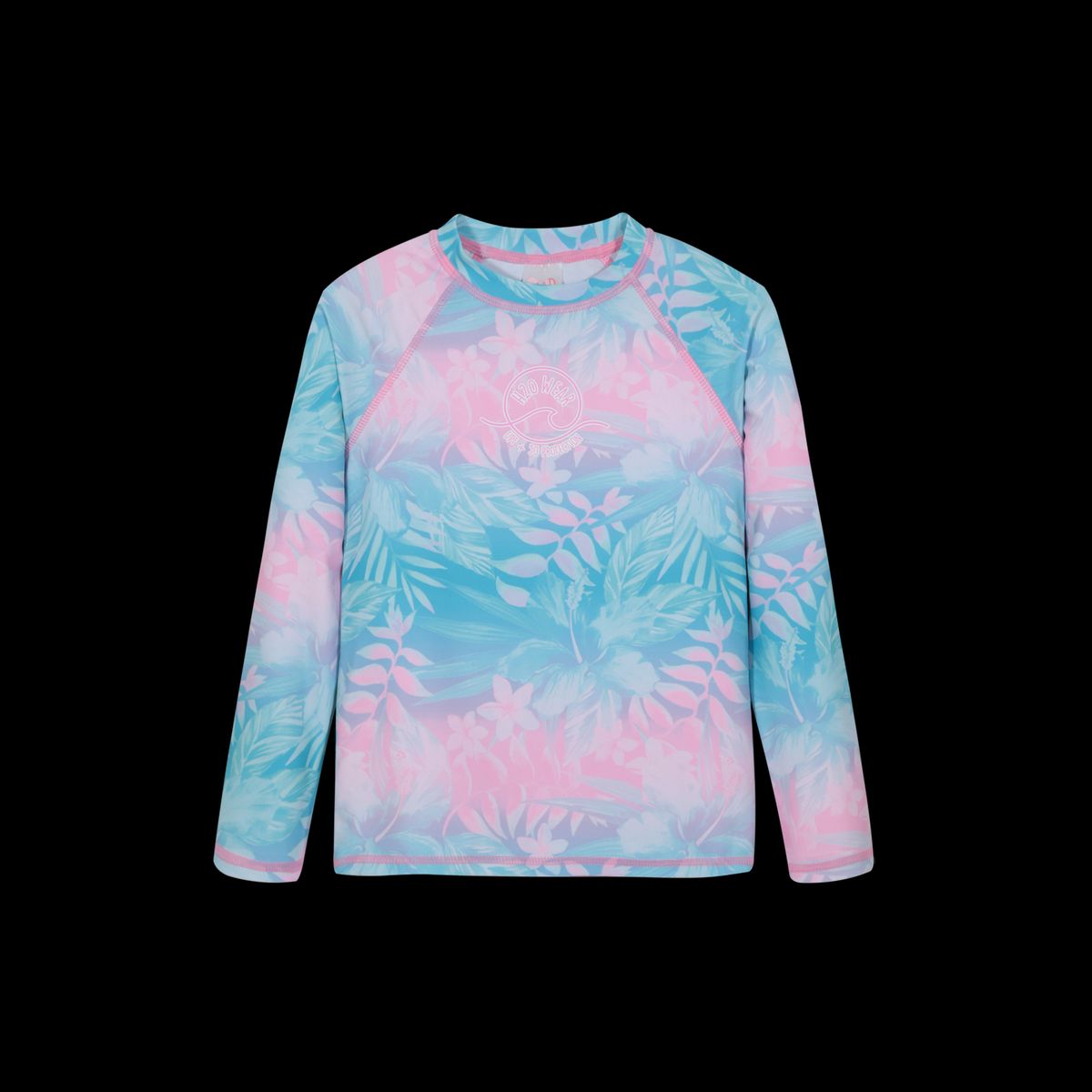 H2O WEAR - Traje de Baño Niña Polera UV50 MLarga H2O Wear Calipso - Celeste