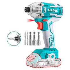 TOTAL TOOLS - Atornillador de Impacto 20V Sin Carbones Litio Ion Total