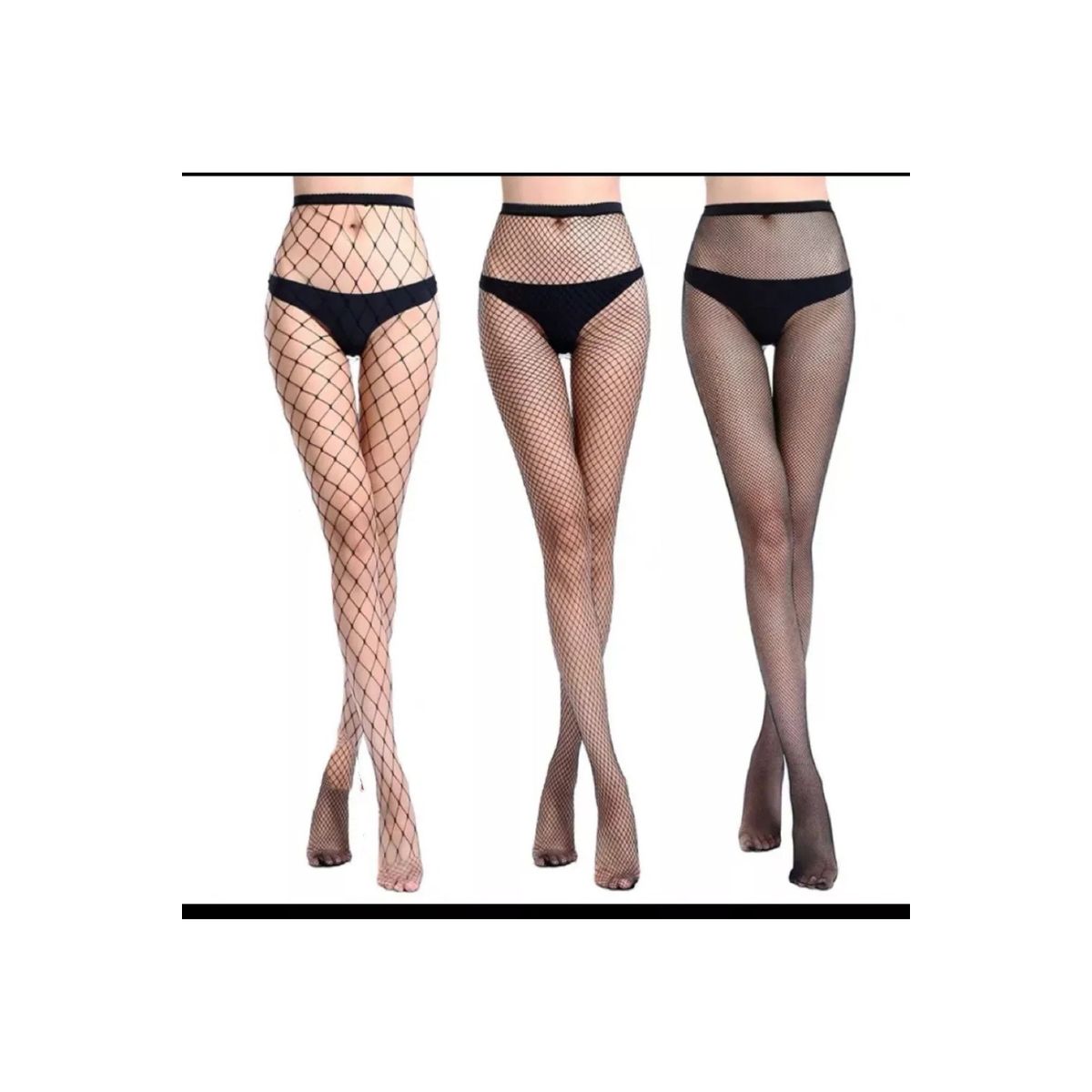 LOOK SHOP - Panty Medias Mallas De Red Pantimedias Stretsh Nylon 1202