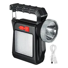 GENERICO - Linterna De Mano Con Largo Alcance Energía Solar Recargable