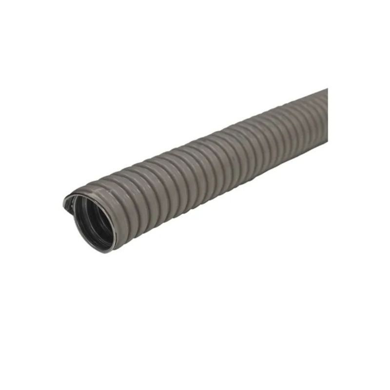 GENERICO - CONDUIT EXTRA FLEXIBLE METALICO CON PVC GRIS 32MM - ROLLO 50 MTS