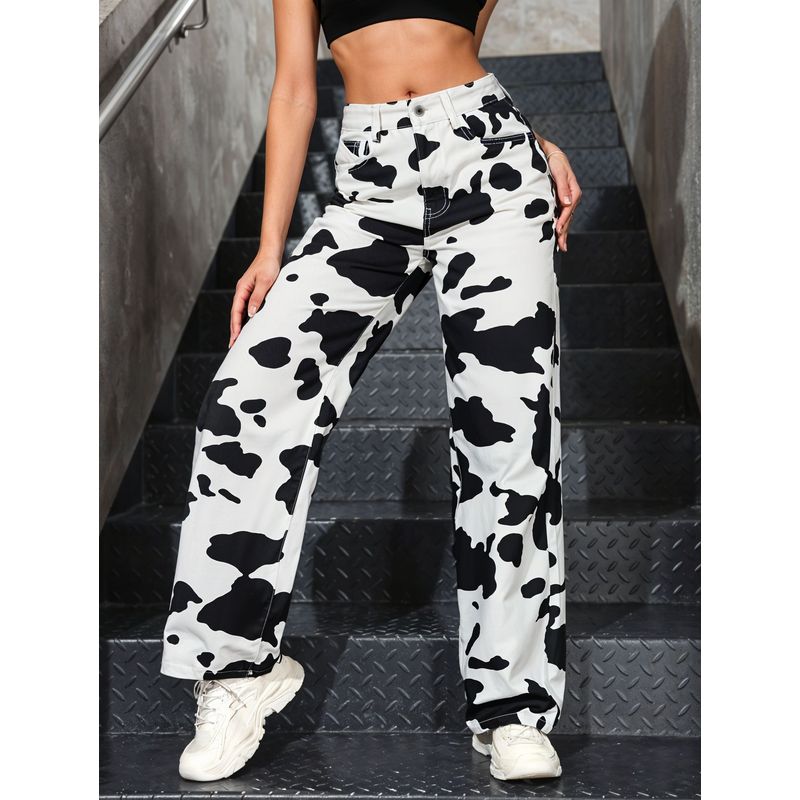 VARIOS - Jeans Diamante Mom Style Multicolor She Shines