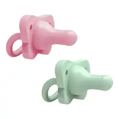 DR BROWNS - Chupete Una Sola Pieza 2un 0-6m Dr Brown´s Happy Paci Rosa