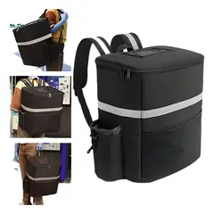 GENERICO - Mochila Termica Multifuncional Delivery Repartidor Moto Bici