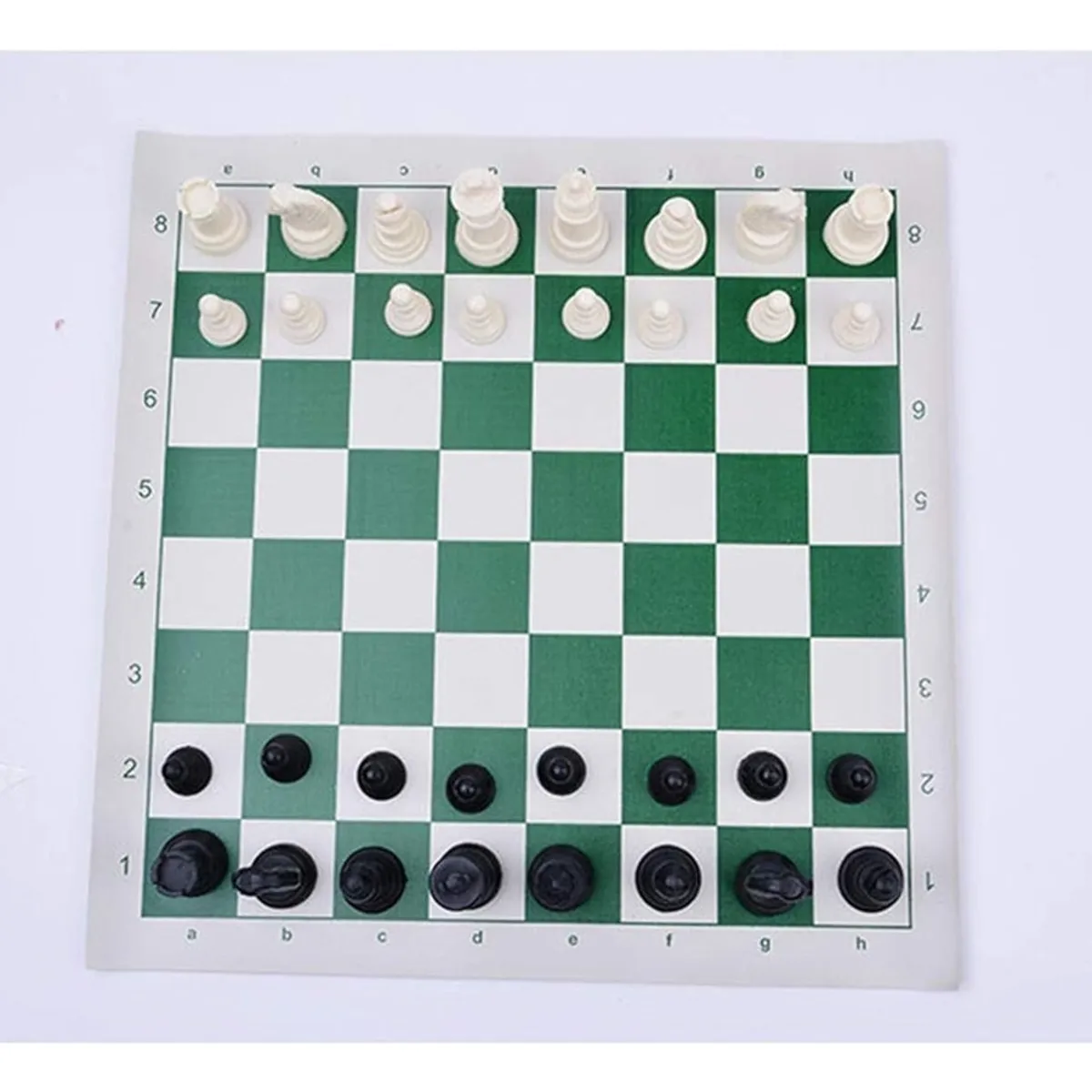 NACION AJEDREZ - Tablero De Ajedrez Con Piezas Bolso Verde Medida Oficial 52cm