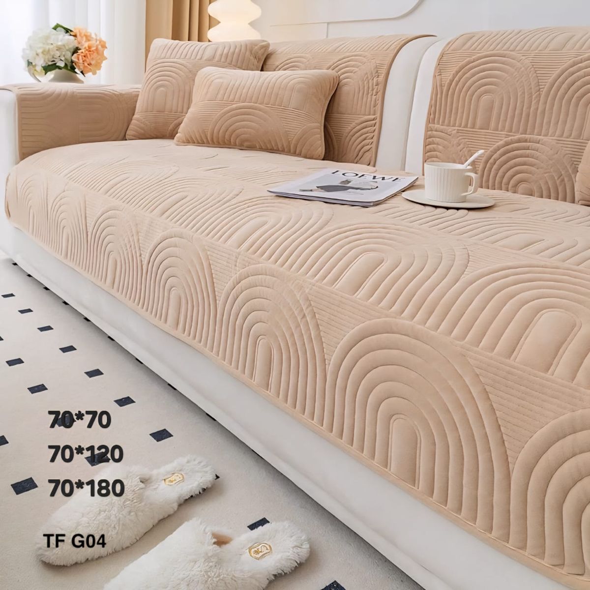 GENERICO - cubierta de sofa protector mat set 3-1-1