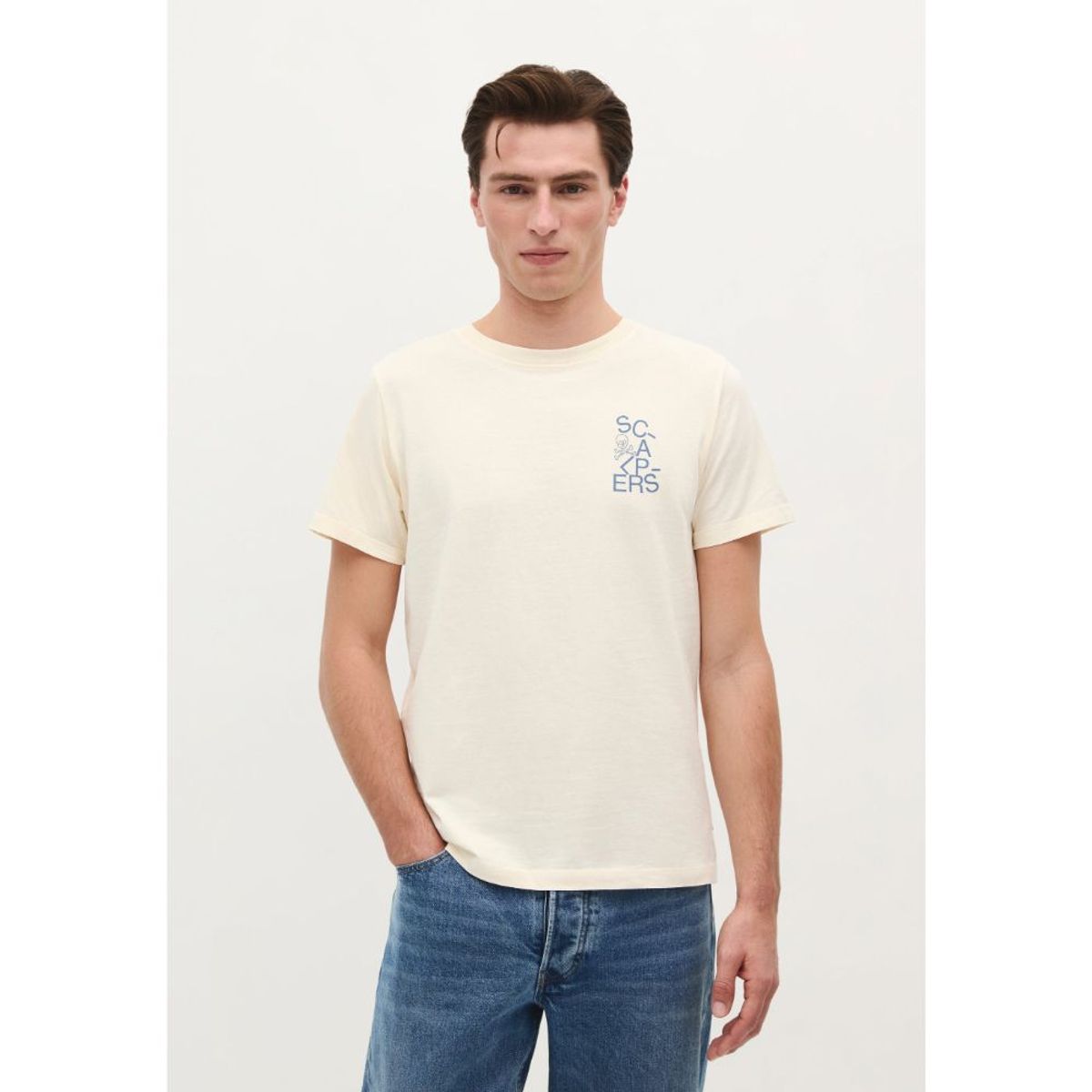 SCALPERS - POLERA LOGO CALAVERA