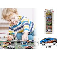 Set 6 Carros De Juguetes Multicolor