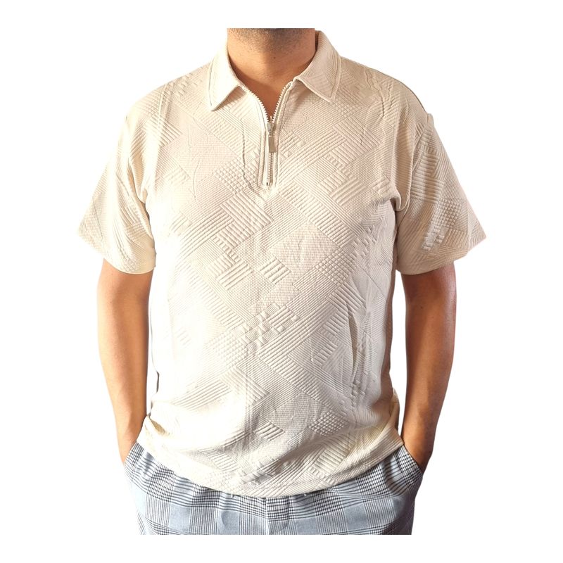 HERIEL - Polera Piqué  Hombre Premium Textura Suave