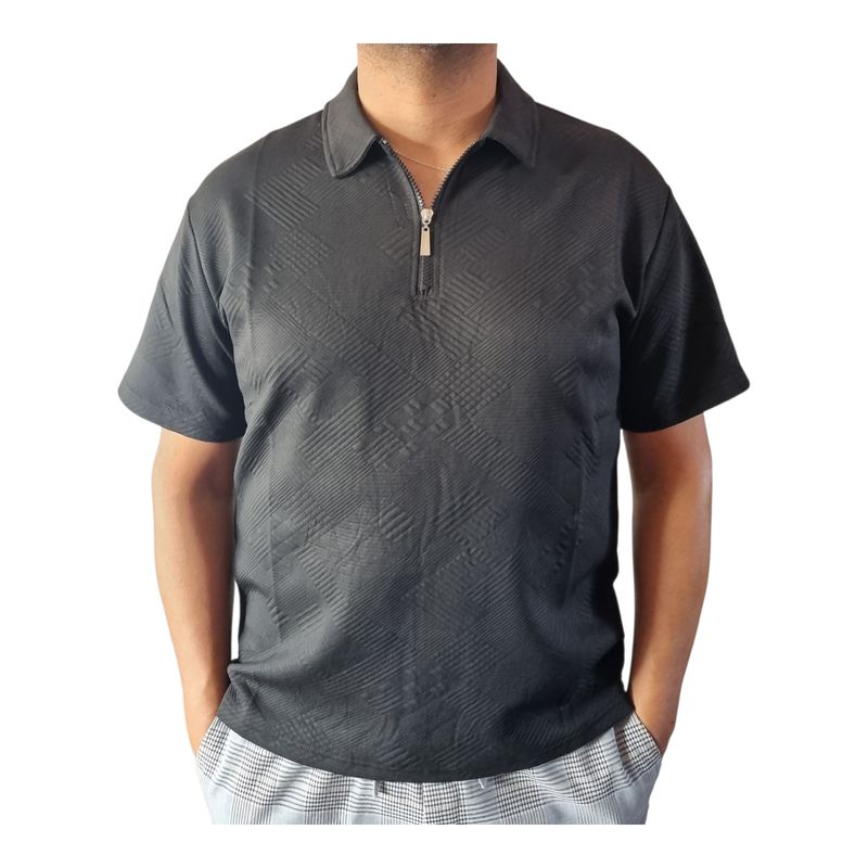 HERIEL - Polera Piqué  Hombre Premium Textura Suave