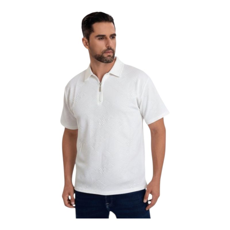 HERIEL - Polera Piqué  Hombre Premium Textura Suave
