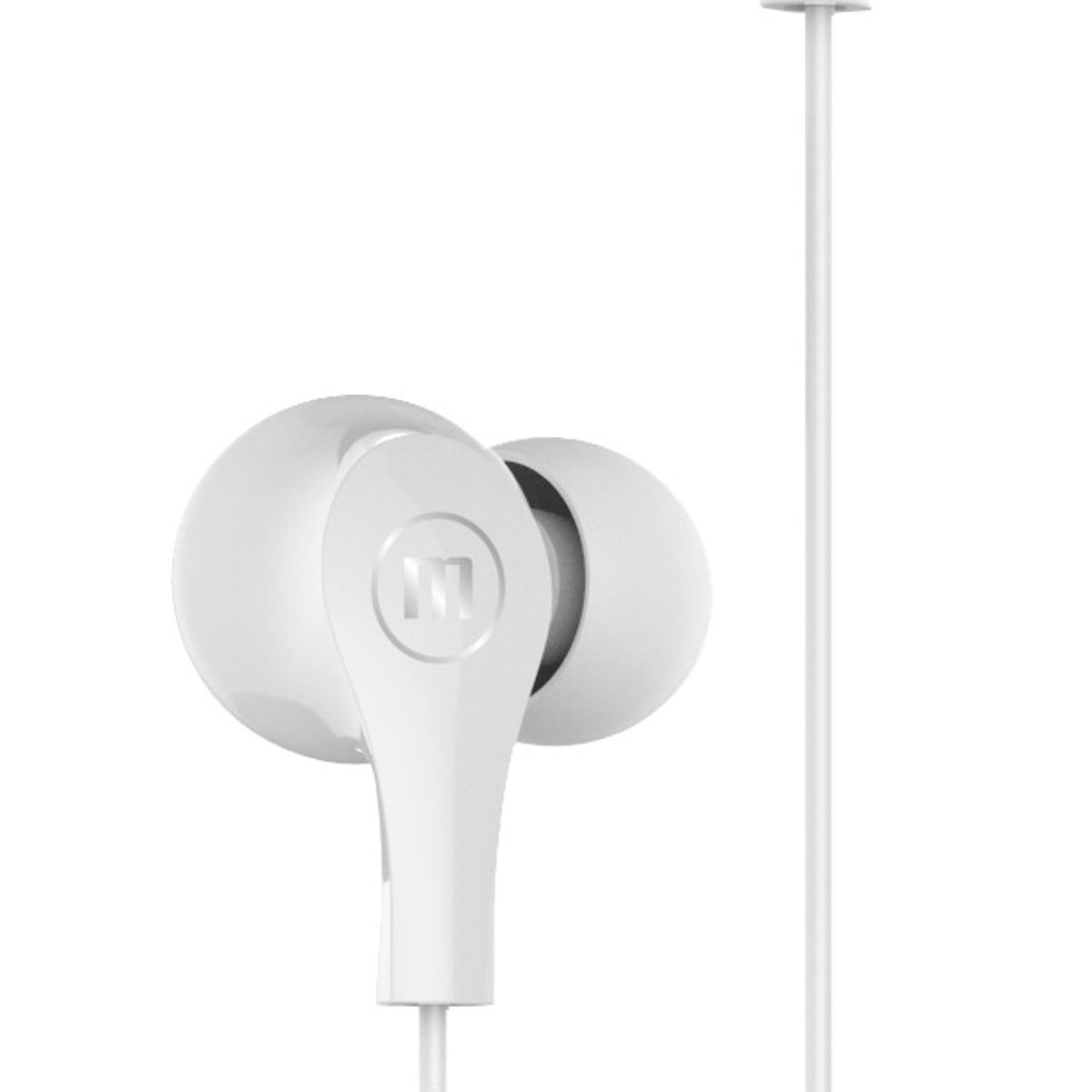 MAXELL - Pack 12 Audífonos Maxell In Ear Estéreo Con Microfono Blanco