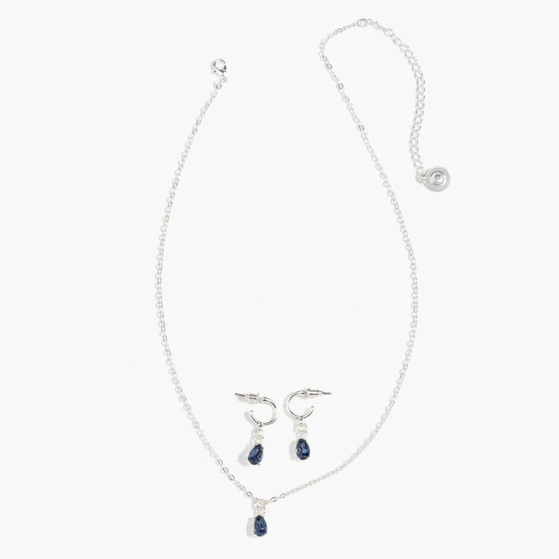 LOUNGE - Set Collar Y Aros Mujer Piedra