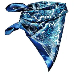 VIVAFELICIA - Pañuelo Bandana Calabazas Azul