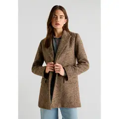 SCALPERS - ABRIGO LANA ESPIGA DETALLE PANA