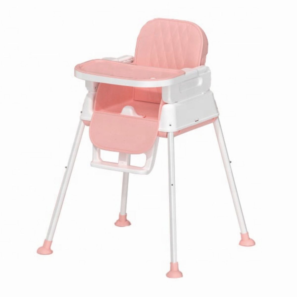 KIDSCOOL - Silla De Comer Florencia 4 En 1 Rosada