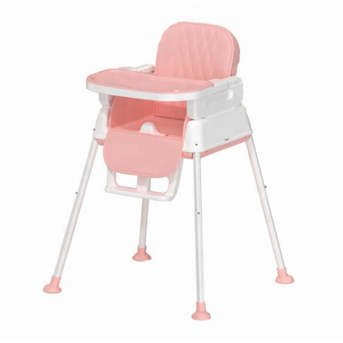 KIDSCOOL - Silla De Comer Florencia 4 En 1 Rosada