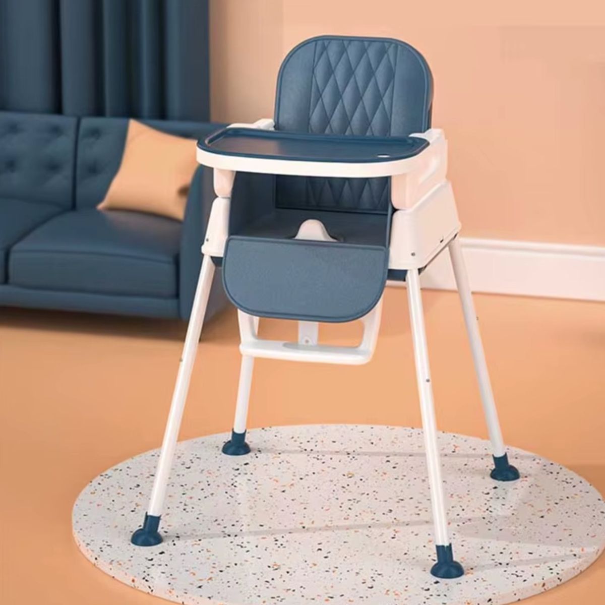 KIDSCOOL - Silla De Comer Florencia 4 En 1 Azul