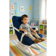 MUEBLES NEW - SILLA MECEDORA COQUETTE DE NIÑO
